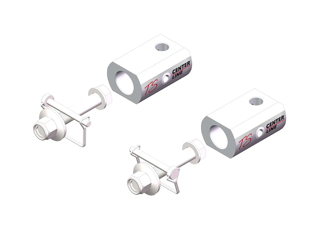 33051 – HUSKY TOWING Weight Distribution Hitch Hardware, Replacement Right And Left Trunnion/ Bolts/ D Pin For Husky ...